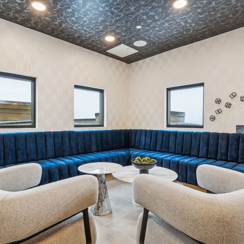 Modern and stylish amenity space