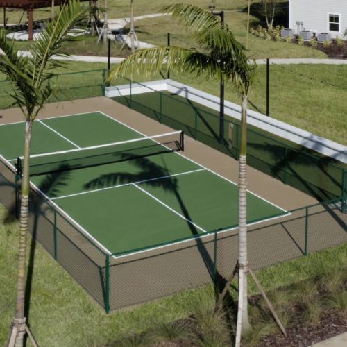Pickleball court