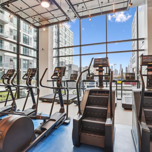 Reach your health goals in our expansive fitness center	