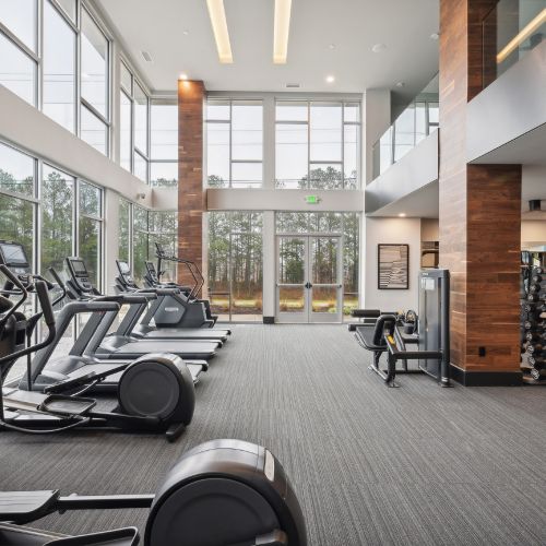 State of the art fitness center	