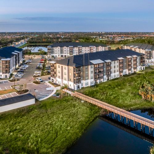 Community and pond bridge