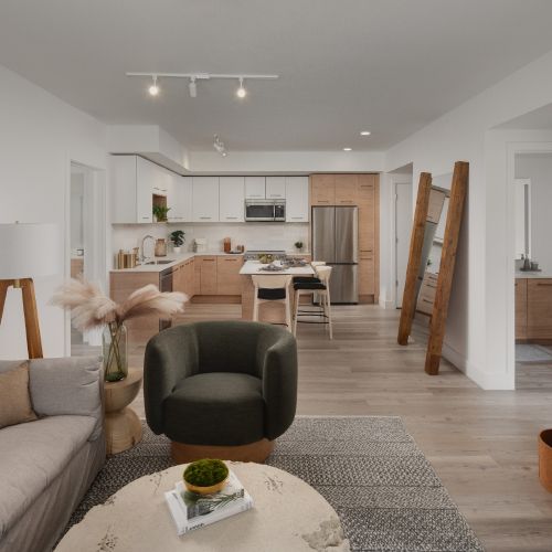 Open concept apartment	