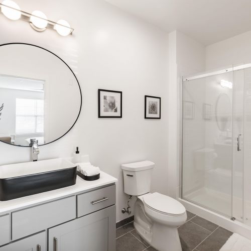 Bathroom with shower