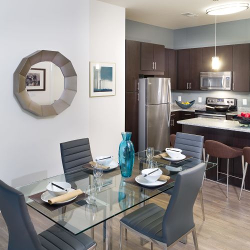 Kitchen and dining room 