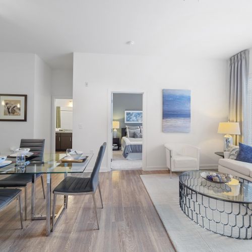 Living and dining room