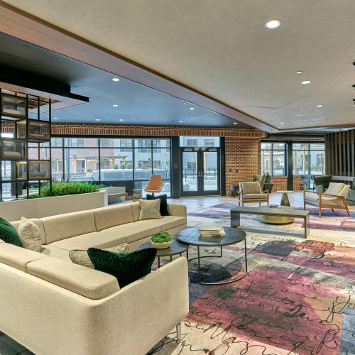 Unwind in the stylish lounge