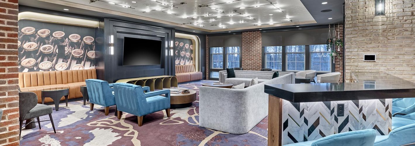 333 North Broad : Catch a game with friends in the media room