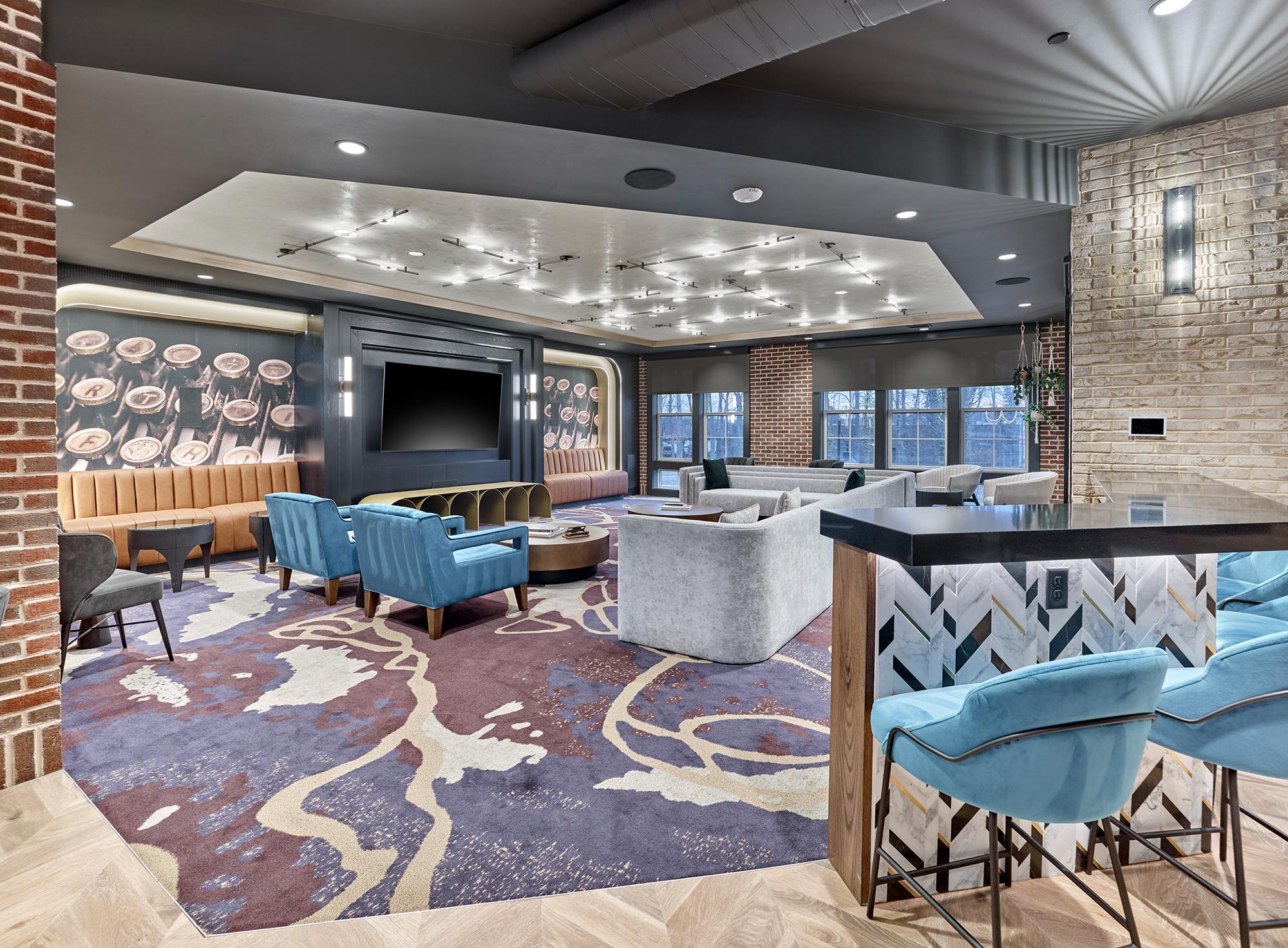 333 North Broad : Catch a game with friends in the media room