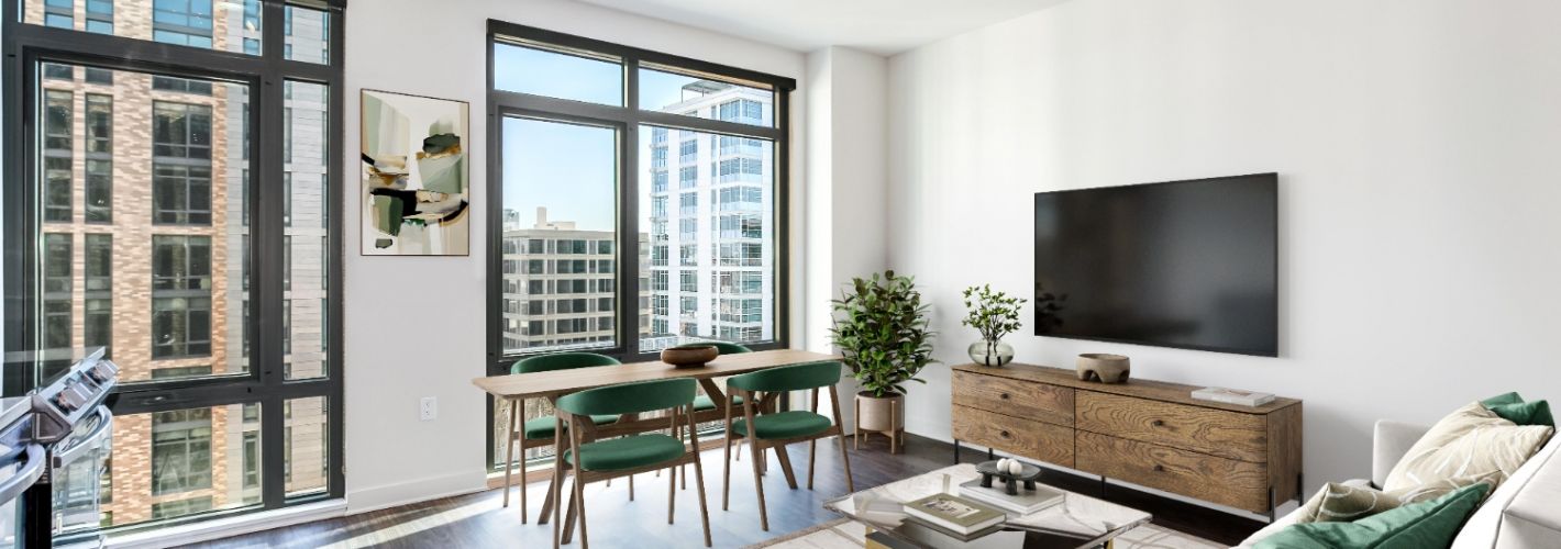 The Westerly : Floor-to-ceiling windows create an open fresh space