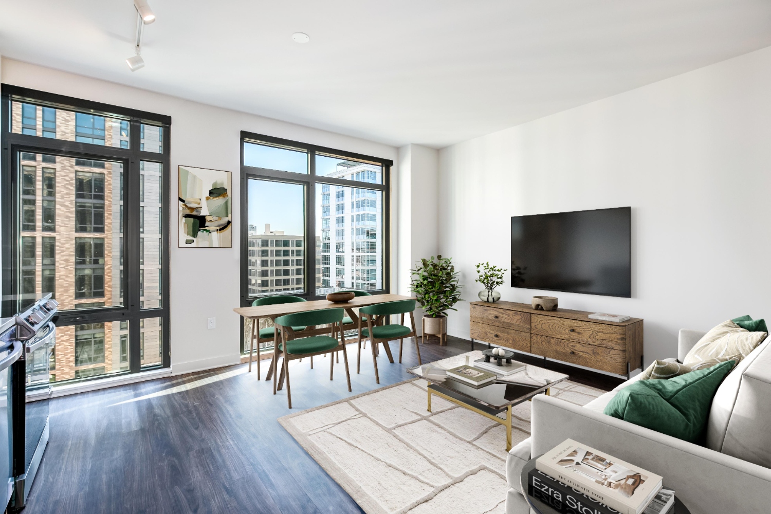 The Westerly : Floor-to-ceiling windows create an open fresh space