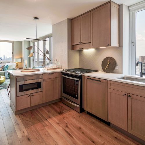 Photo of kitchen and dining area