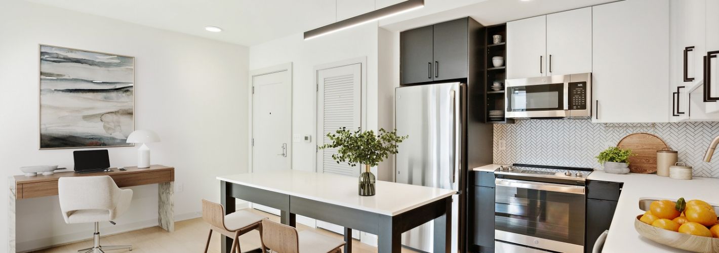 Kitchen and dining room
