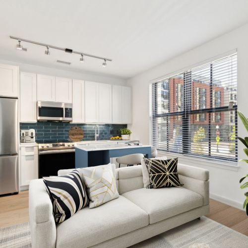 Photo of livingroom and dining area