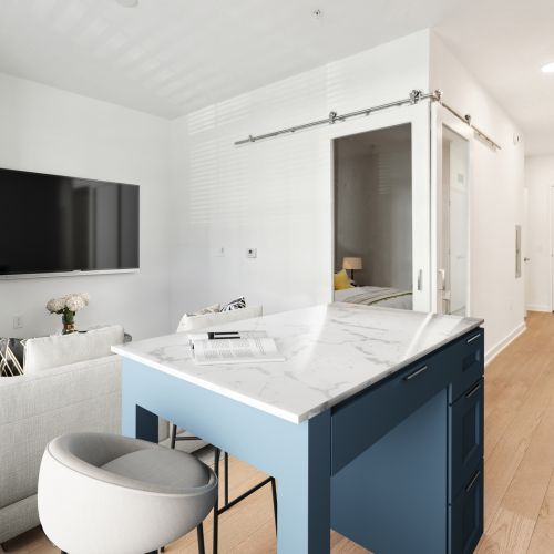 Photo of livingroom and dining area