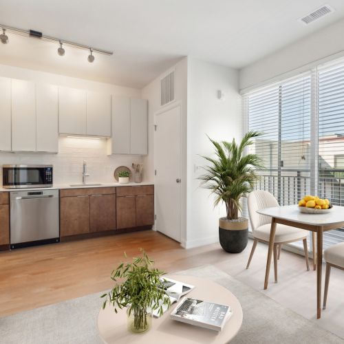 Photo of livingroom and dining area