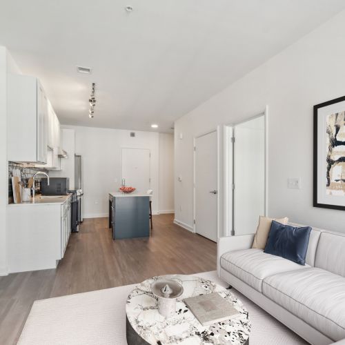 Photo of livingroom and dining area