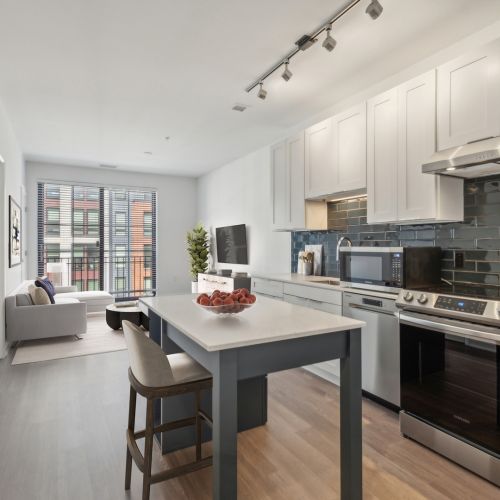 Photo of livingroom and dining area