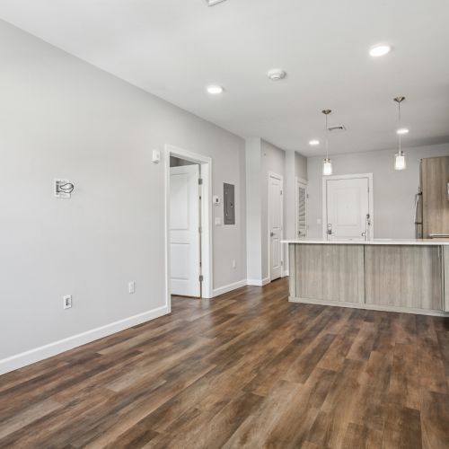 Living Room & Kitchen View