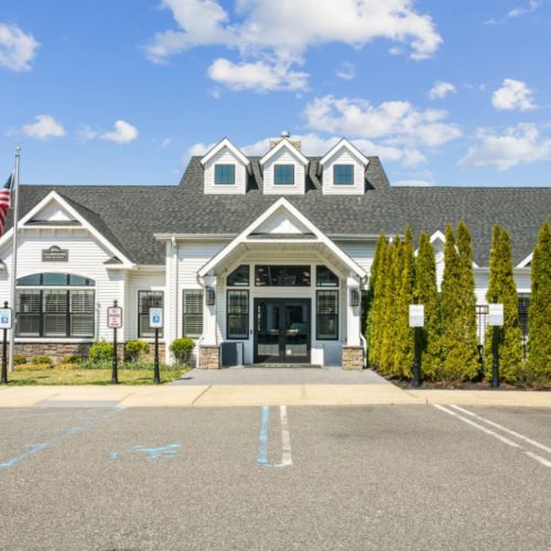 Exterior Amenity Building Entrance