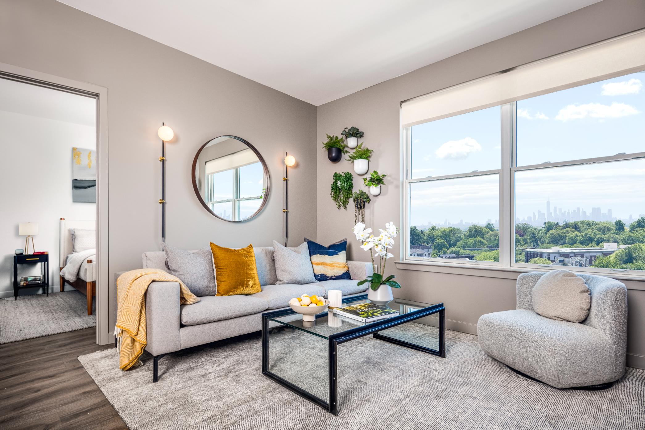 Seamless flow from bedroom to living room