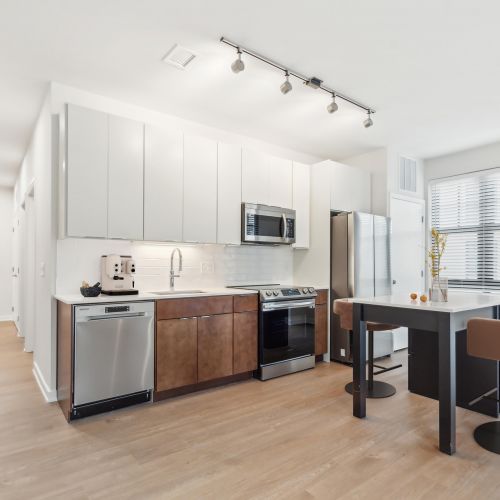 Photo of kitchen in a 2 bedroom apartment