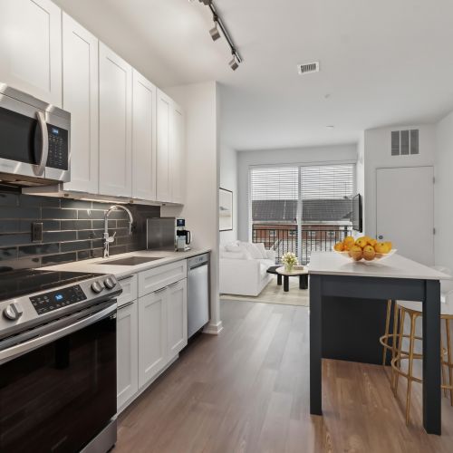Photo of a kitchen in a 2 bedroom apartment