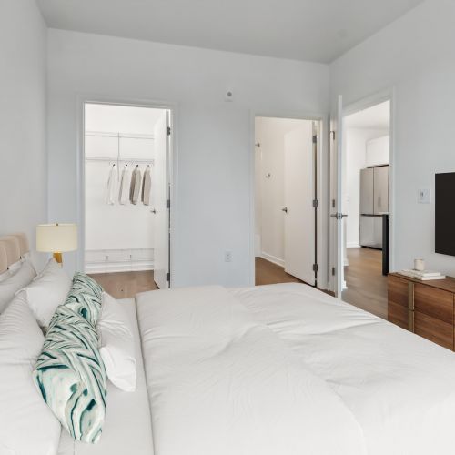 Photo of second bedroom in a 2 bedroom apartment