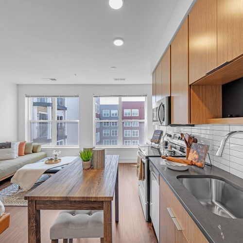 Living Dining Kitchen