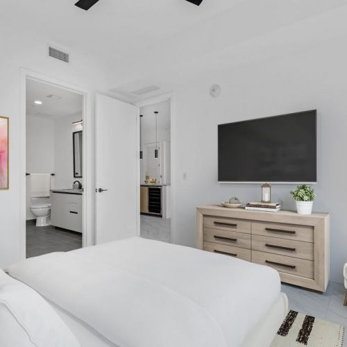 Modern Studios, One, Two, and Three Bedroom residences