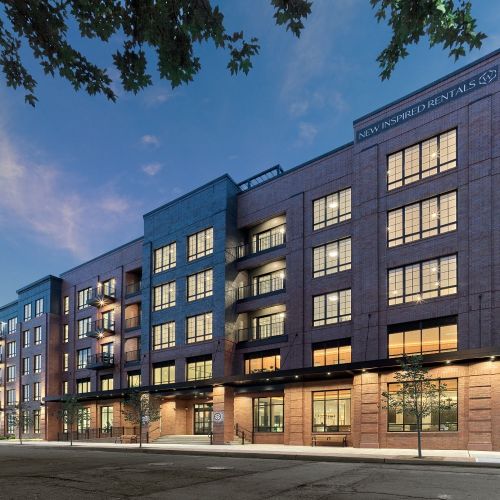 Exterior of building 