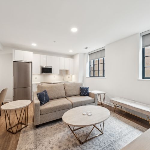 Sleek finishes, stainless steel appliances, and a space designed for both function and flair