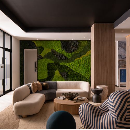 AmaraWynwood_LuxuryApartments_LobbyGreenWall_MiamiFlorida