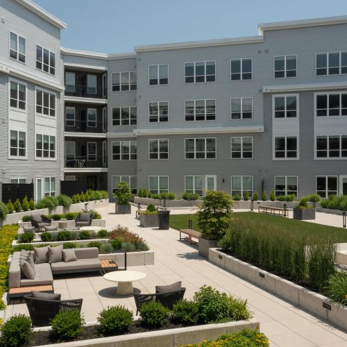 Courtyard with Seating