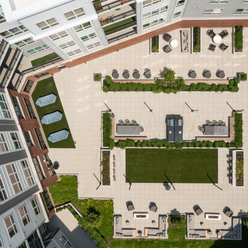 Courtyard Aerial View