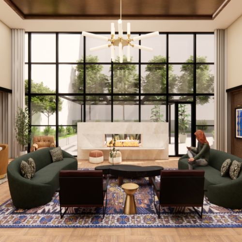 Two-story Grand Lobby