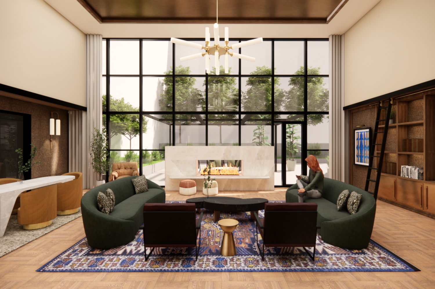 Two-story Grand Lobby