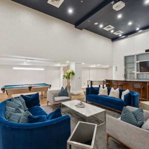 Play a game of pool in our community lounge