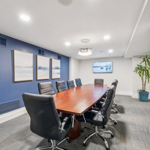 Utilize our conference room on your busy days. 