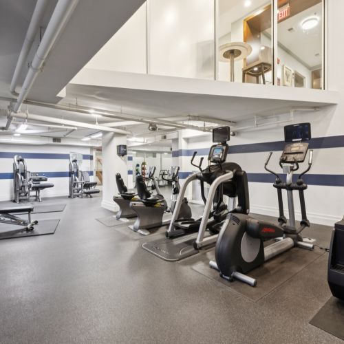 Enjoy our equipment filled fitness center.