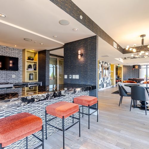 Entertainment spaces for you and your guests	