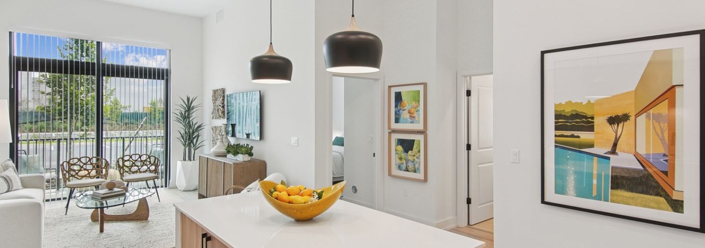 Affina_LuxuryApartments_KitchenLiving_KendallFlorida