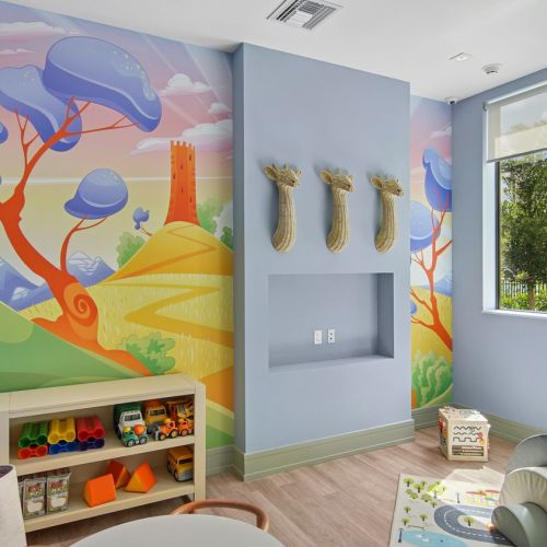 Affina_LuxuryApartments_FitnessCenterPlayroom_KendallFlorida