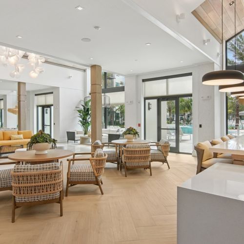Affina_LuxuryApartments_LobbyCafe_KendallFlorida
