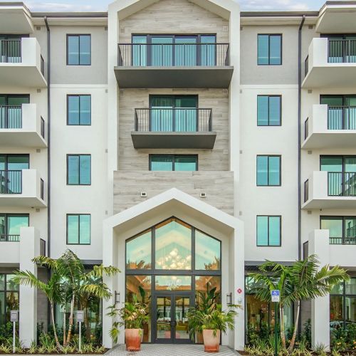 Affina_LuxuryApartments_Entrance_KendallFlorida