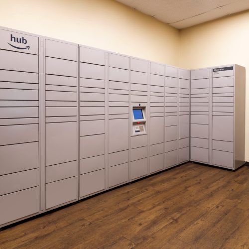 Package lockers designed for simple delivery