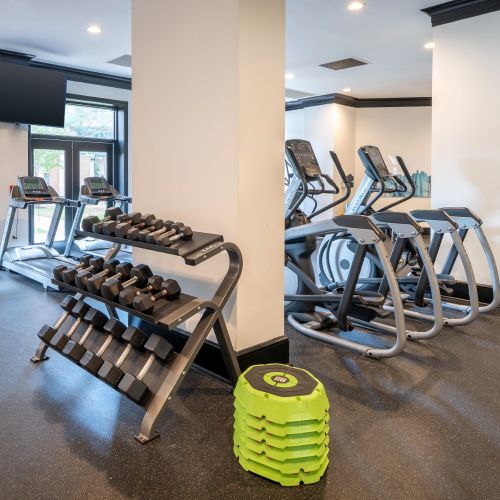 Free weights and machines to get you moving