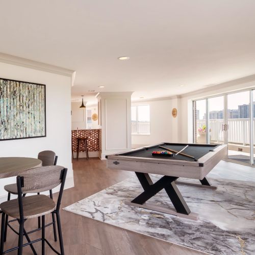 Relax, mingle, and enjoy our Sky Lounge