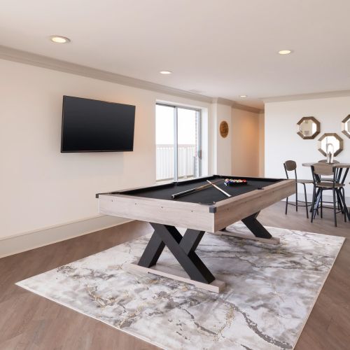 Enjoy a game with residents and friends