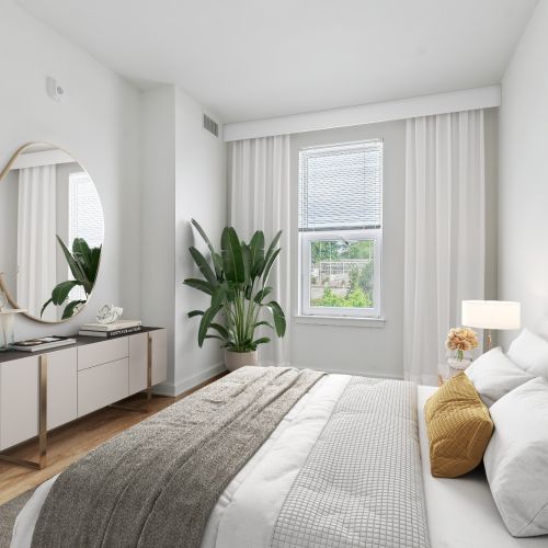 A serene retreat layered with soft textures and modern ease.