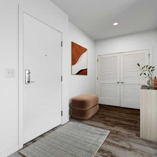 Warm tones and sleek finishes set the tone for home.